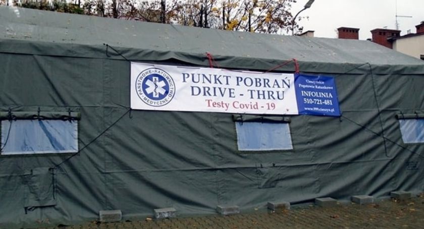 Nowy punkt pobierania wymazów Drive Thru w Cieszynie 