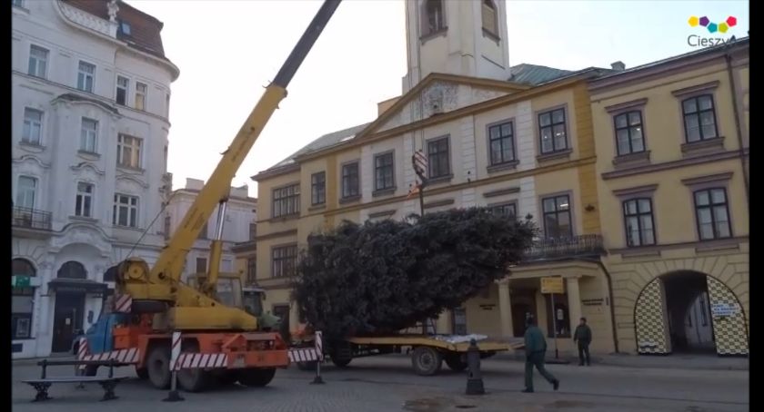 Choinka na cieszyńskim Rynku - to kiedy zostanie rozświetlona jest tajemnicą