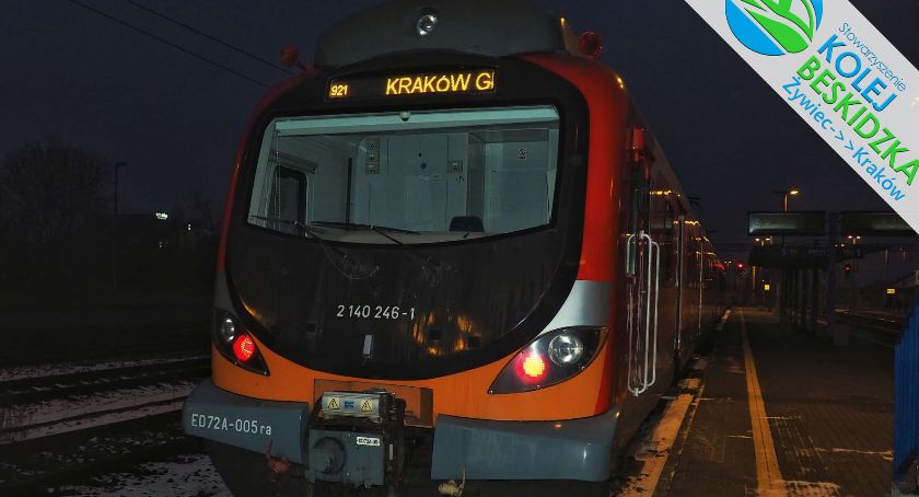 Bezpośredni pociąg relacji Żywiec Kraków Główny od 13 grudnia 
