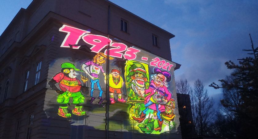Animowany mural ku pamięci Papcia Chmiela powstał w Bielsku-Białej FILM