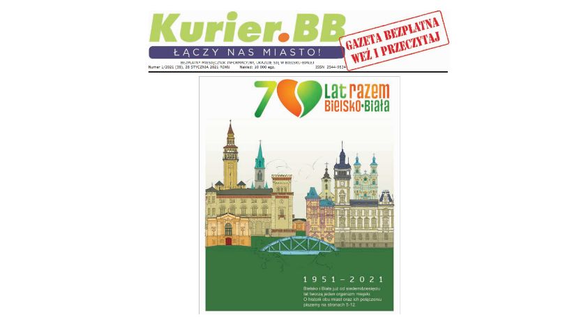 Do kolportażu trafił pierwszy tegoroczny numer Gazety Miejskiej Kurier.BB