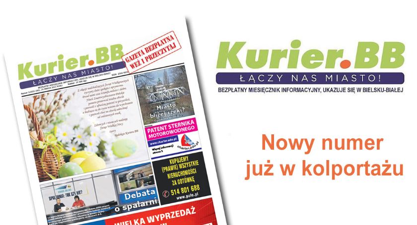 Do kolportażu trafił marcowy numer Gazety Miejskiej Kurier.BB