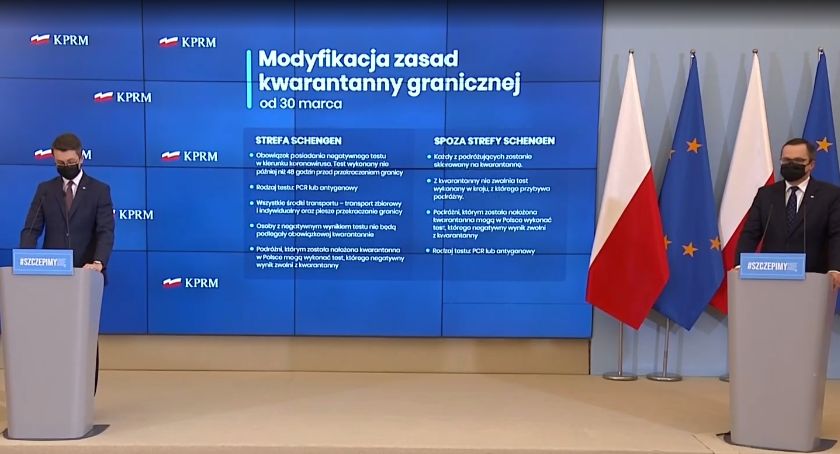 Od 30 marca obowiązkowa kwarantanna po powrocie z zagranicy