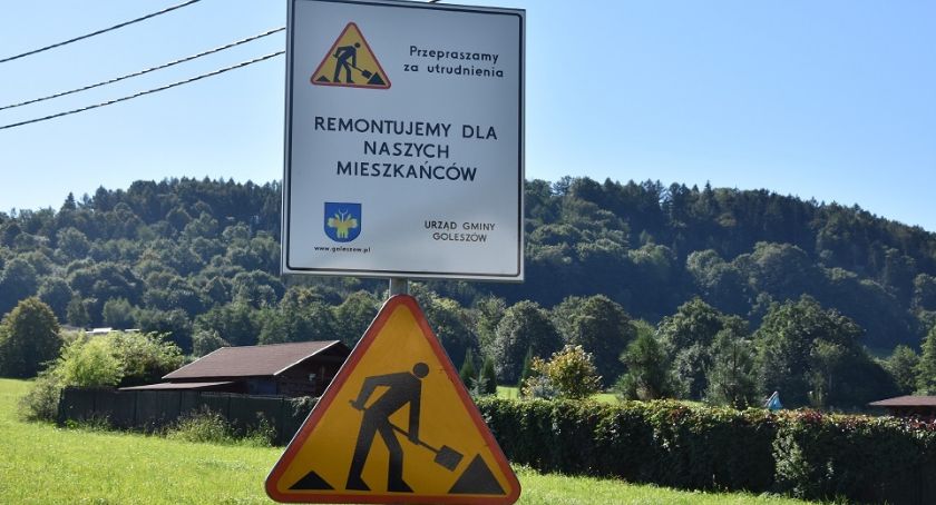 Remont sześciu dróg w Gminie Goleszów