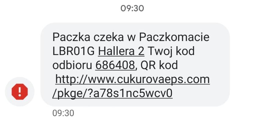 Uważajcie na falę oszustw smsowych i nie klikajcie w linki!