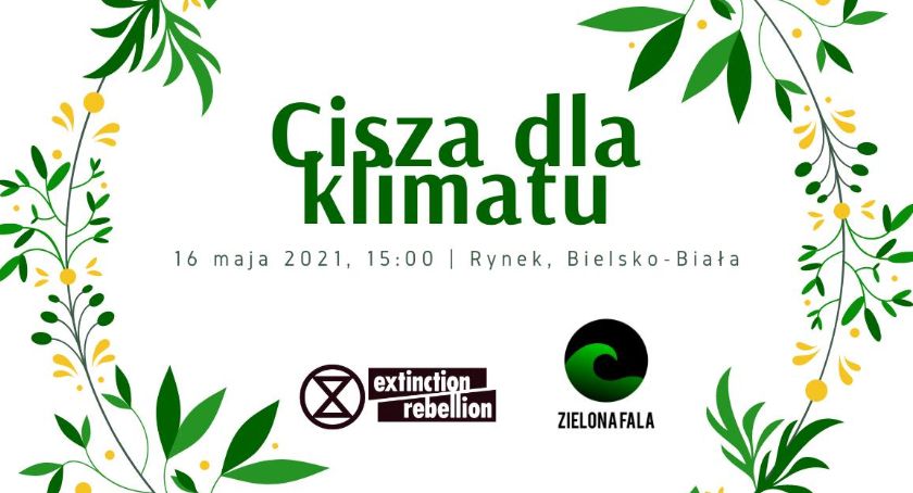 Cisza dla Klimatu - protest w niedzielę na Rynku w Bielsku-Białej 