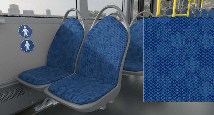 Bielszczanie wybrali tapicerkę do nowych autobusów MZK