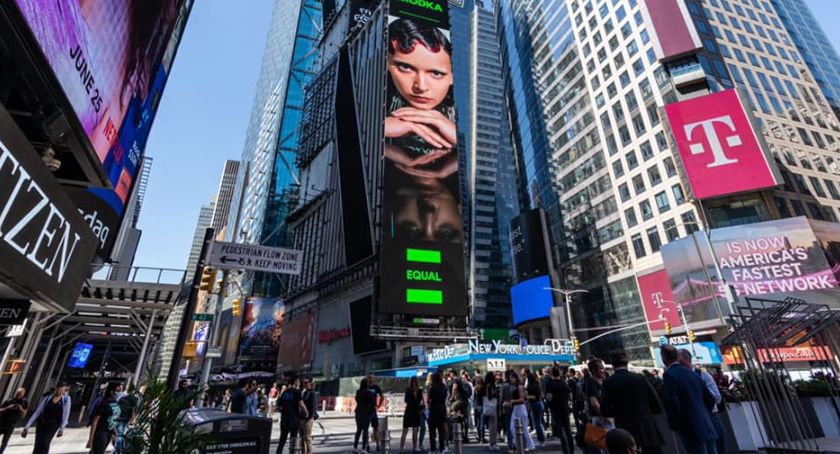 Z Żywiecczyzny na billboard w Nowym Jorku