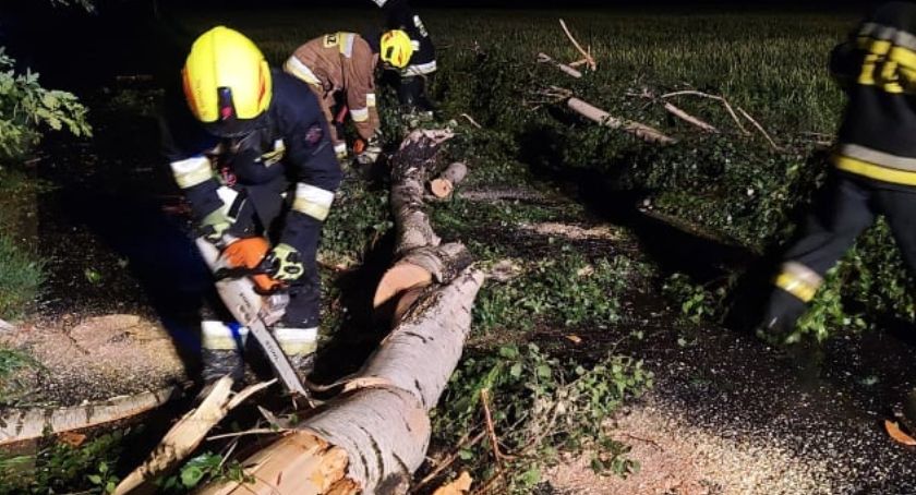 Ponad 100 interwencji strażaków na skutek nawałnicy 