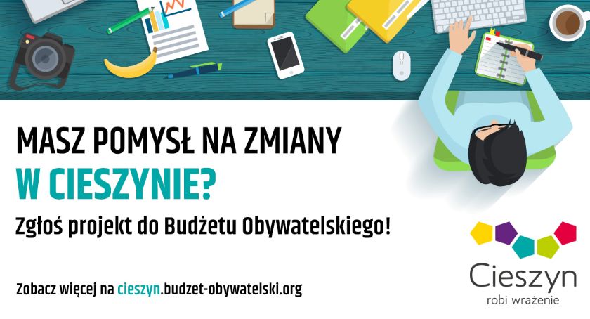 Budżet Obywatelski Cieszyn 2022 | 30 sierpnia rusza nabór projektów