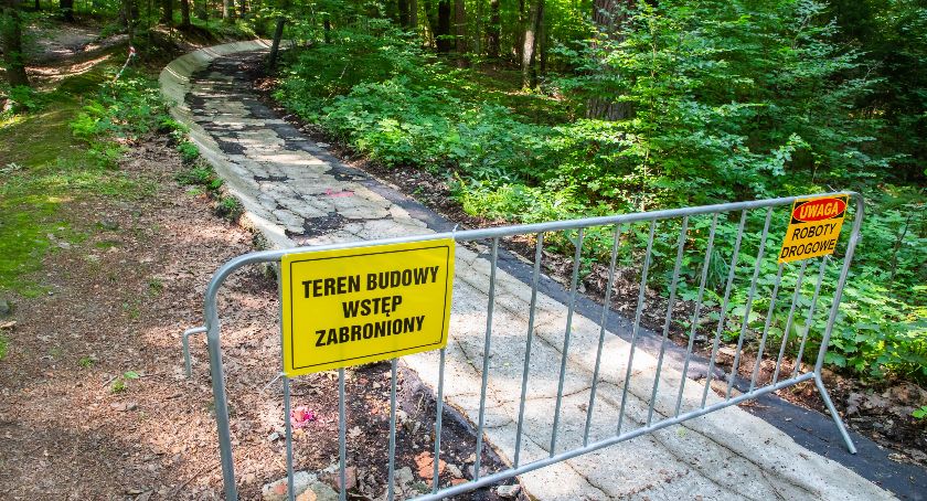 Trwają prace przy torze saneczkowym w Cygańskim Lesie [FOTO]