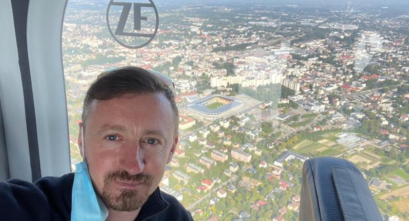 Adam Małysz pochwalił się zdjęciami z lotu sterowcem