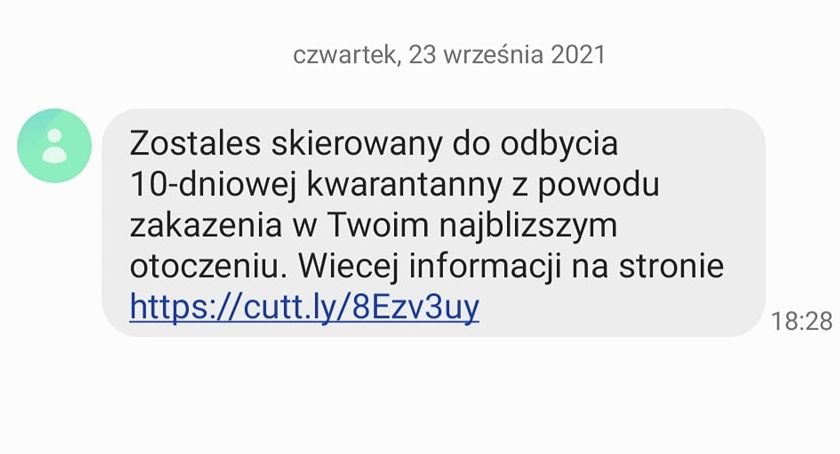Nowe oszustwo na kwarantannę | Nie klikajcie w link!