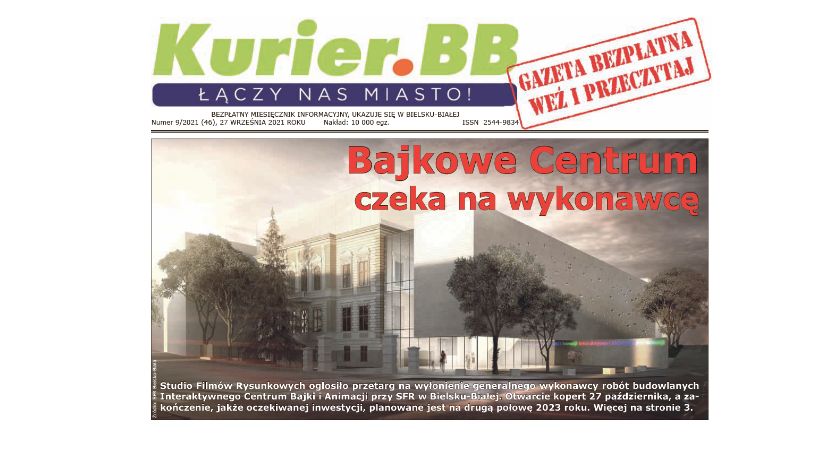 Do kolportażu trafił wrześniowy numer Gazety Miejskiej Kurier.BB
