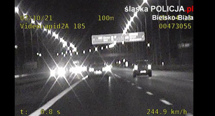 [FILM] Pędził 240 km/h bielską ekspresówką