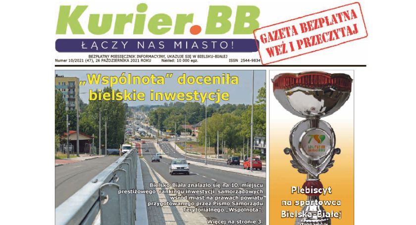 Do kolportażu trafił październikowy numer Gazety Miejskiej Kurier.BB