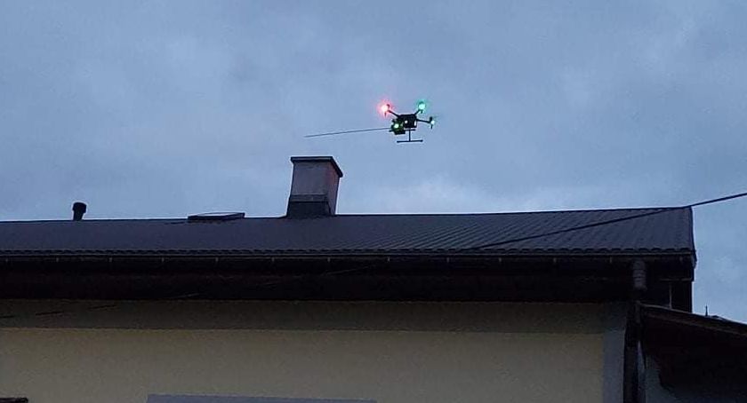 Cieszyńska Straż Miejska przeprowadziła pierwszą kontrolę dronem do walki ze smogiem