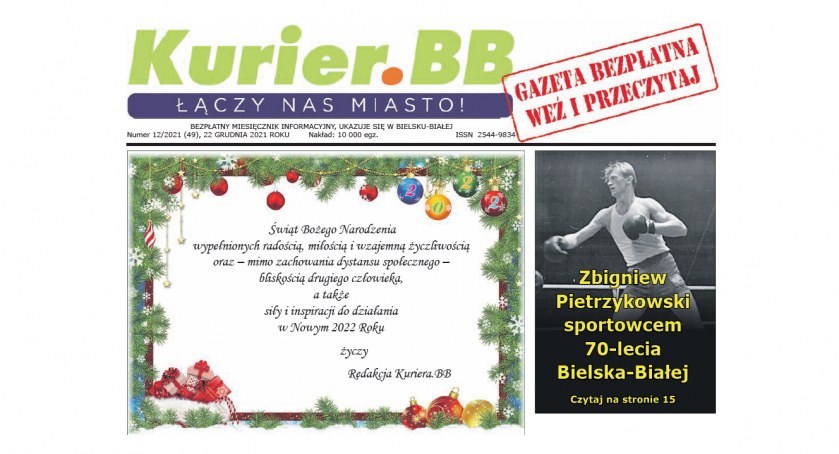 Do kolportażu trafił grudniowy numer Gazety Miejskiej Kurier.BB