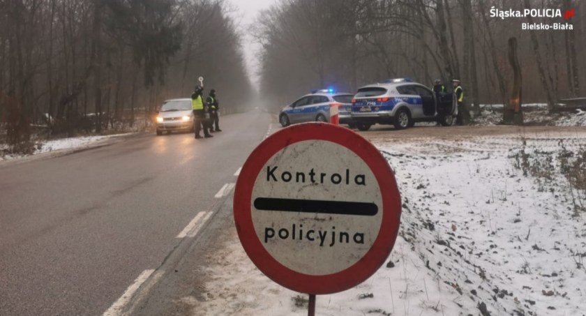 Bielscy policjani na polsko białoruskim pograniczu