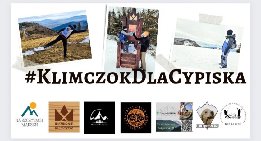 Spacer na Klimczok pod hasłem pomocy dla Cypiska