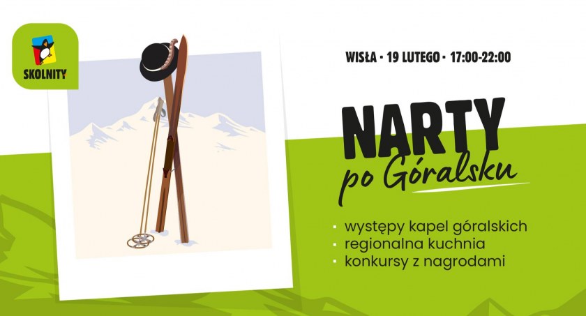 Narty po góralsku w Wiśle