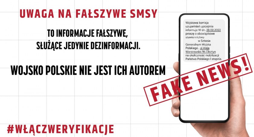 Dostałeś SMS z wezwaniem do wojska? To Fake News