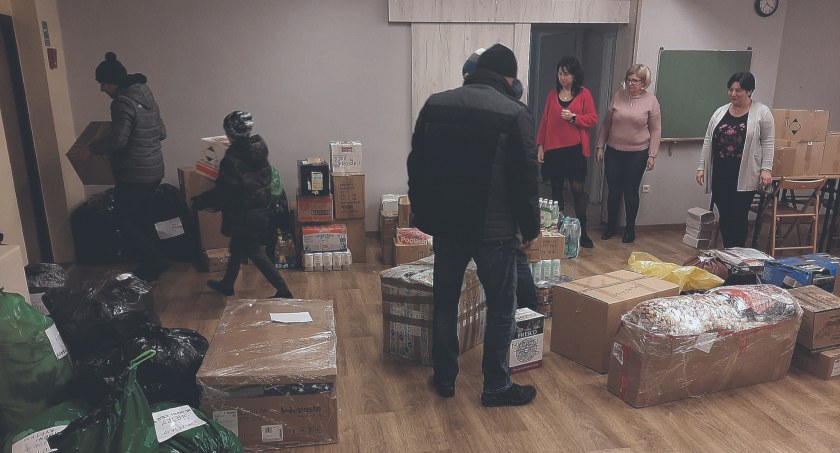Jak Bielsko-Biała Ukrainie pomaga. Szacuje się że w Bielsku-Białej jest już 10 tys uchodźców