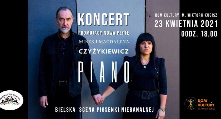 Mirosław i Magdalena Czyżykiewicz w Kubiszówce! 69. odsłona bielskiej sceny piosenki niebanalnej