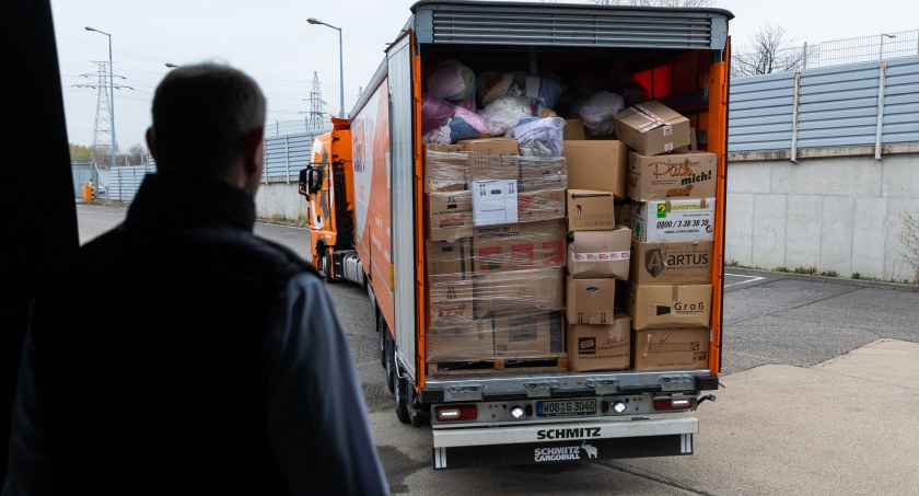 Kolejny transport humanitarny z Niemiec do Bielska-Białej dla uchodźców