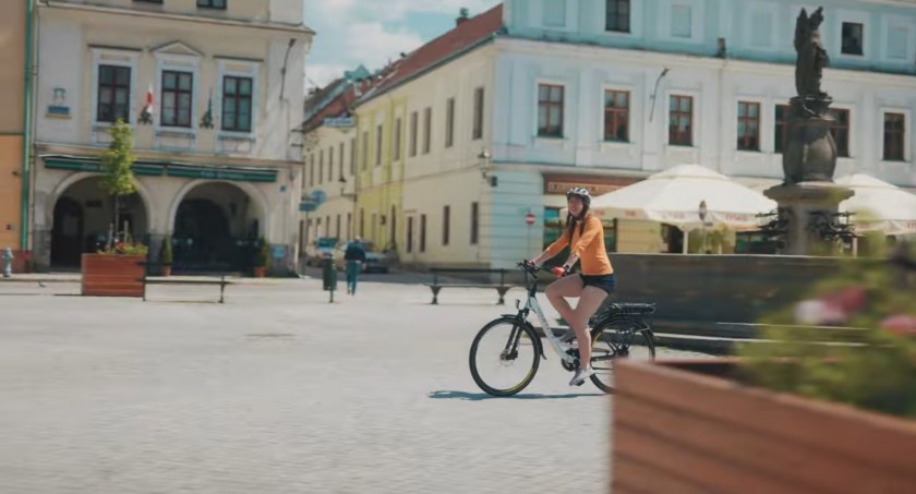 Cieszyn wystąpił w reklamie czeskich rowerów elektrycznych