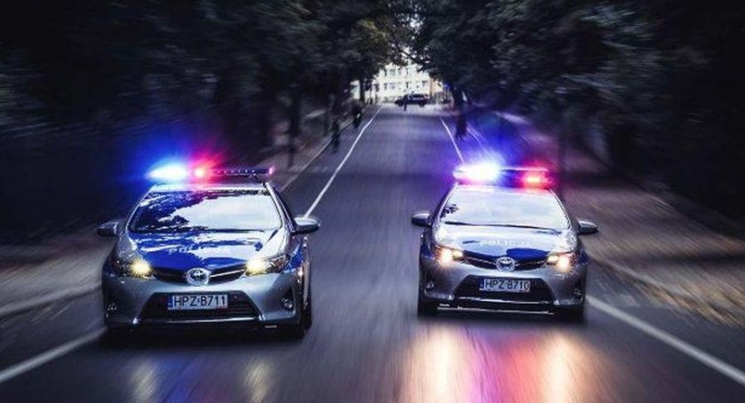 Pościg ulicami Bielska-Białej z finałem w rowie