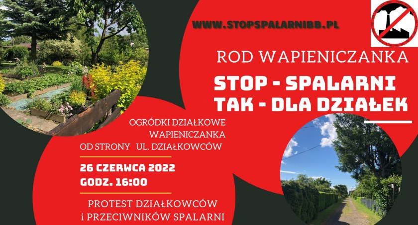 Bielscy działkowicze zaprotestują przeciwko spalarni