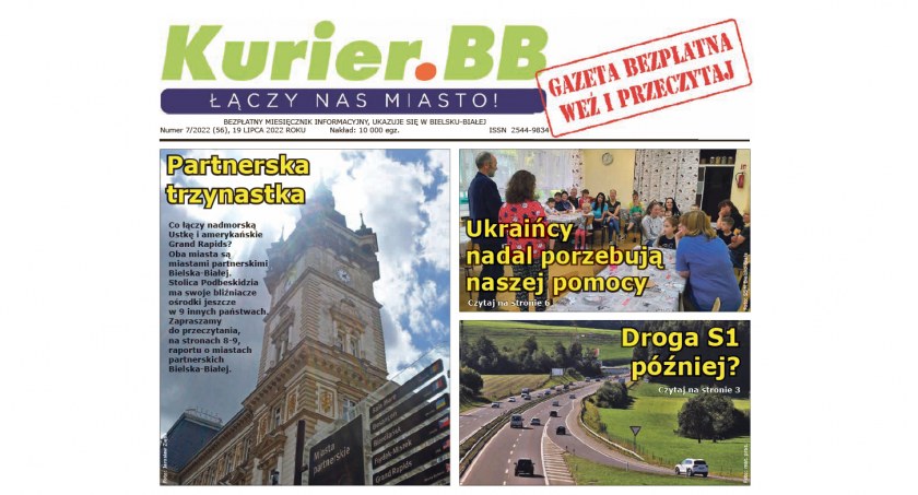 Do kolportażu trafił lipcowy numer Gazety Miejskiej Kurier.BB