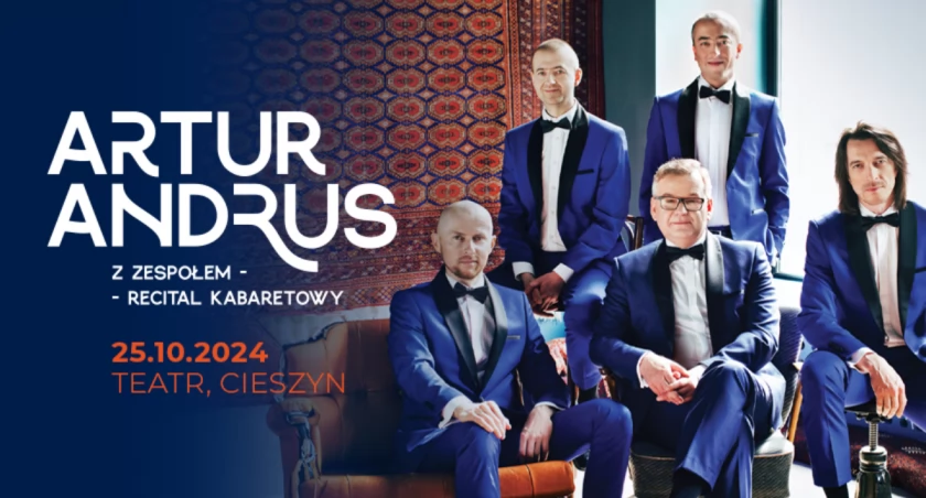 Recital Kabaretowy Artura Andrusa w październiku w Cieszynie