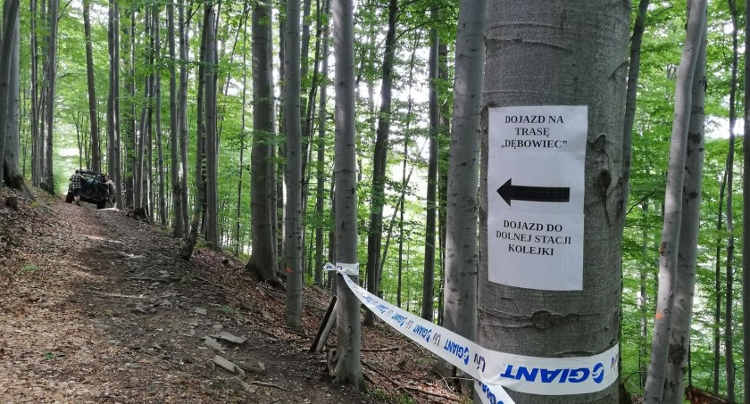 Trasa Enduro Trails zamknięta przez wycinkę drzew