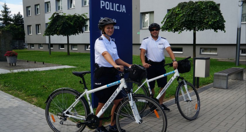 Policyjne rowerowe patrole w Żywcu
