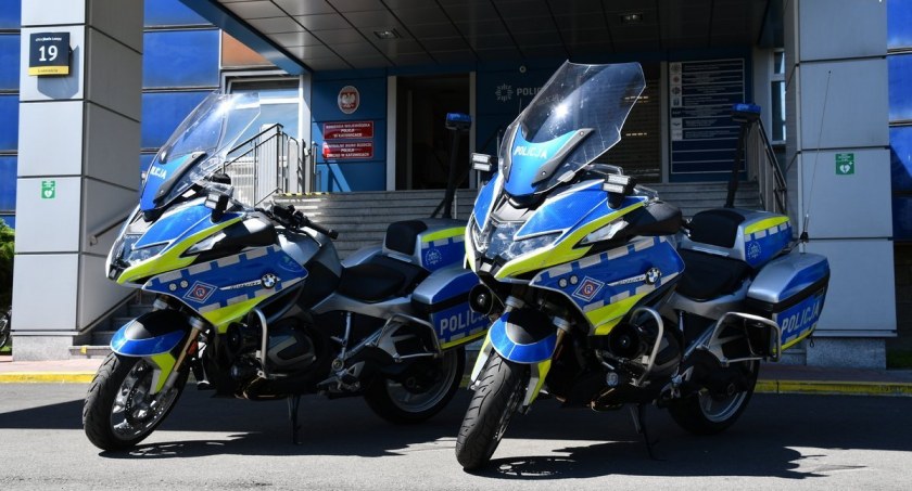 Nowe policyjne motocykle na drogach województwa śląskiego FOTO