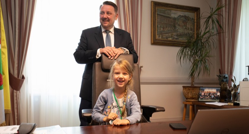 [FOTO] Przedszkolaki z wizytą w gabinecie Prezydenta Bielska-Białej