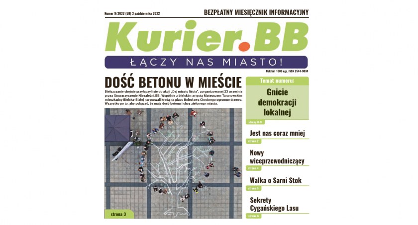 Do kolportażu trafił październikowy numer Gazety Miejskiej Kurier.BB