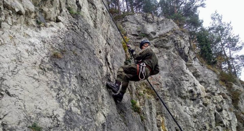 [FOTO] Wspinaczka bielskich spadochroniarzy