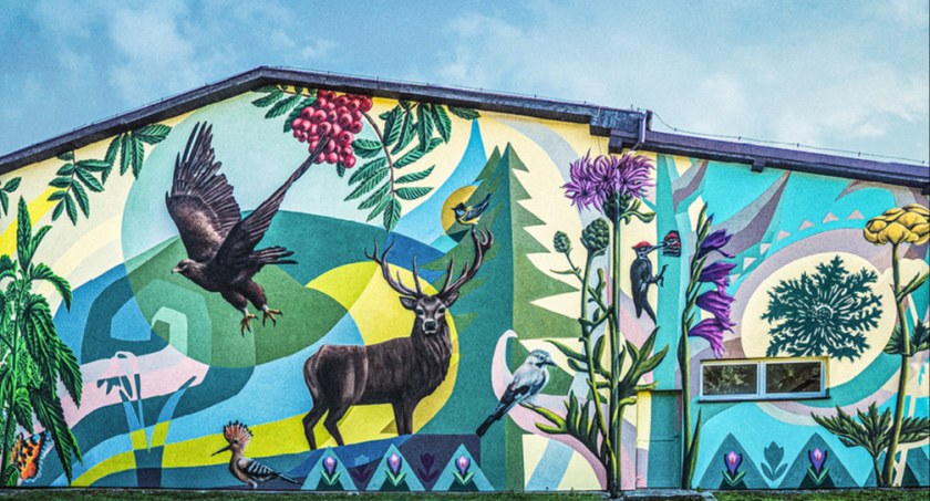 Piękny mural powstał w Jeleśni