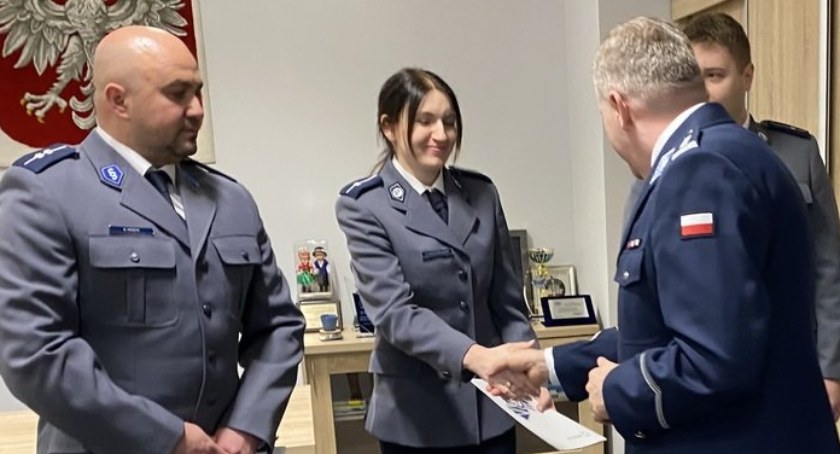 Bohaterska policjantka z Jasienicy dostała awans