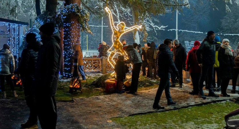 Zimowy Park świateł i lodowisko w Wiśle otwarte od 16 grudnia