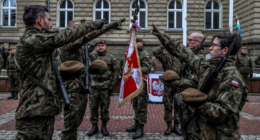 Terytorialsi złożyli przysięgę pod bielskim ratuszem