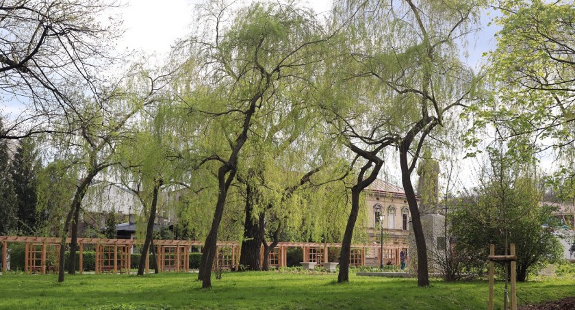 Park Włókniarzy w wiosennej odsłonie [FOTO]