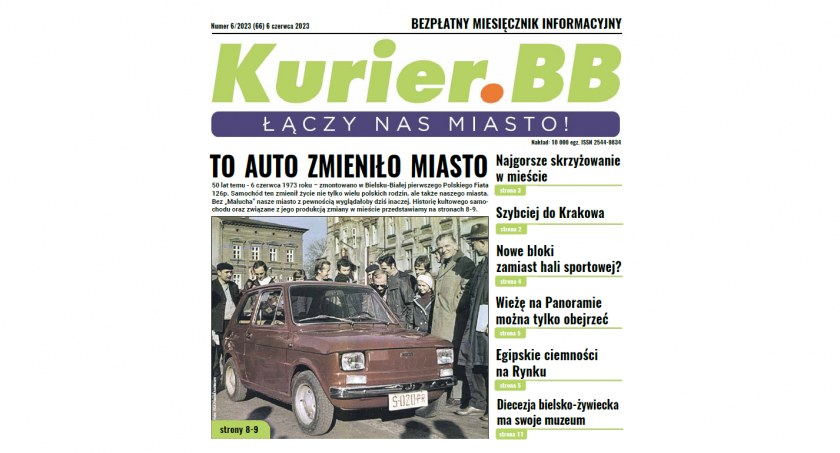 Do kolportażu trafił czerwcowy numer Gazety Miejskiej Kurier.BB