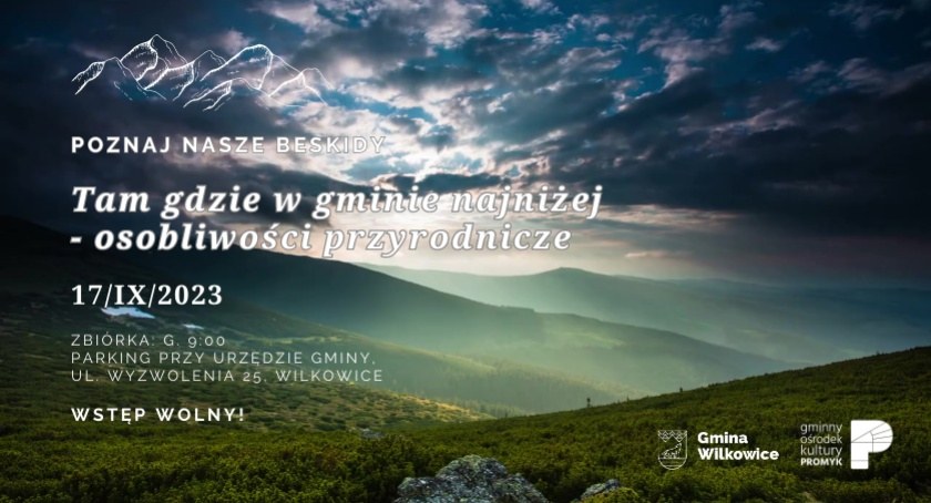 Przewodnik czeka: Tam gdzie w gminie najniżej-osobliwości przyrodnicze w GOK Promyk w Bystrej