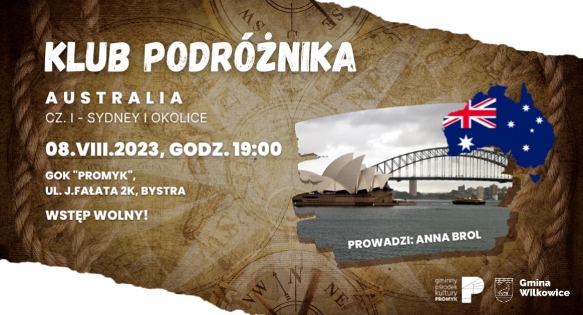 Klub Podróżnika: Australia - Sydney i okolice w GOK Promyk w Bystrej