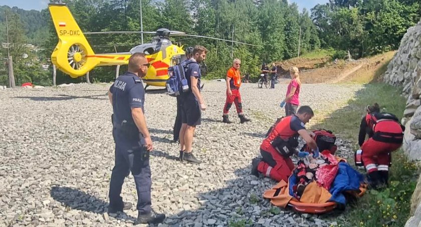 Wakacje pełne górskich wypadków, jeden z nich zakończył się śmiercią