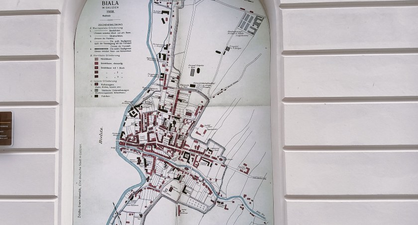 Wyjątkowa mapa w centrum Bielska-Białej 